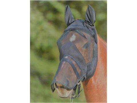 Fliegenmaske mit Ohren-/Nüsternschutz Pony