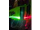 Leucht-Sicherheitsweste "Flex" Large; LEDs: Rot / Weiss