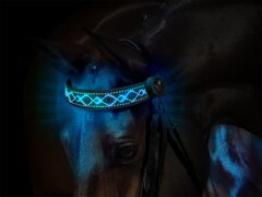 Leucht-Stirnband "Beauty" Blau