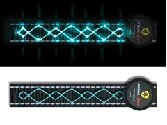 Leucht-Hundegeschirr "Beauty" M Pink