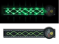 Leucht-Hundegeschirr "Beauty" M Pink