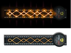 Leucht-Hundegeschirr "Beauty" M Gelb