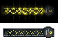 Leucht-Hundegeschirr "Beauty" M Blau