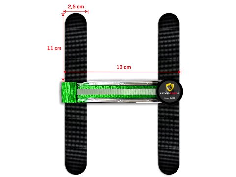 Leucht-Stripe "Flex Plus" Grün 13 cm