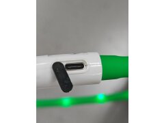 Leucht-Halsriemen "Flex" 150 cm Orange USB-C