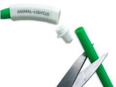 Leucht-Hundehalsband "Flex" 70 cm USB-C Grün