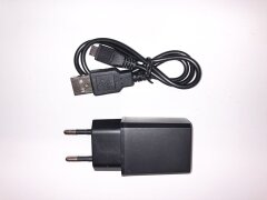 220V-USB-Stecker inkl. Kabel USB-A auf USB-C