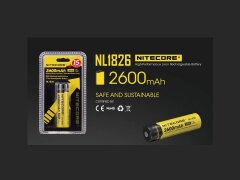NiteCore 2600mAh 18650 Li-ion